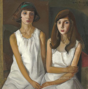 ロシア Painting - 双子 1923 ボリス・ドミトリエヴィチ・グリゴリエフ